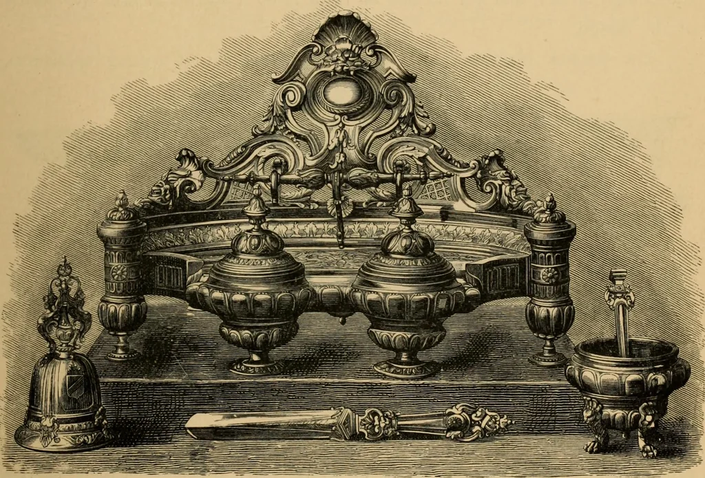 An illustration from Examples of household taste, 1875, leaf 122