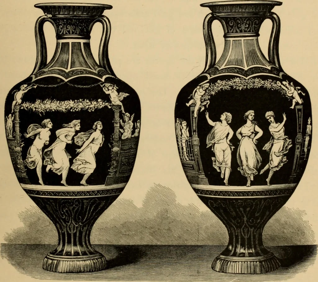 An illustration from Examples of household taste, 1875, leaf 132