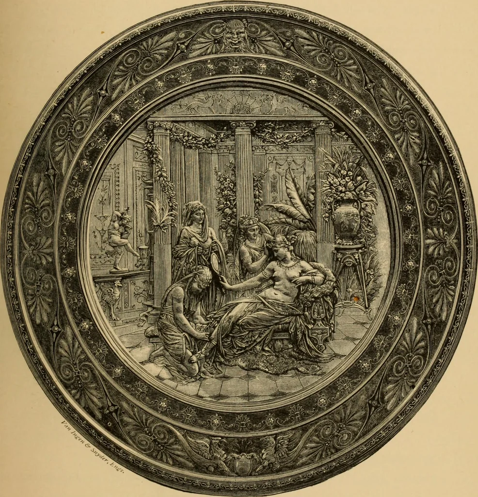 An illustration from Examples of household taste, 1875, leaf 140