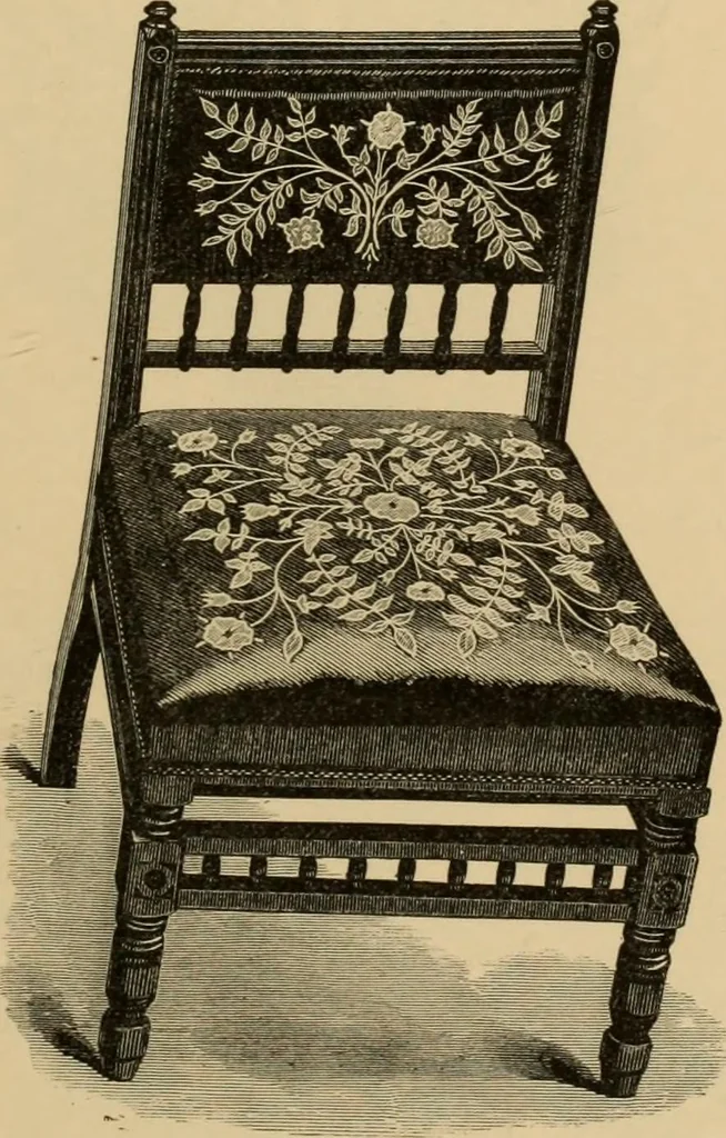 An illustration from Examples of household taste, 1875, leaf 142
