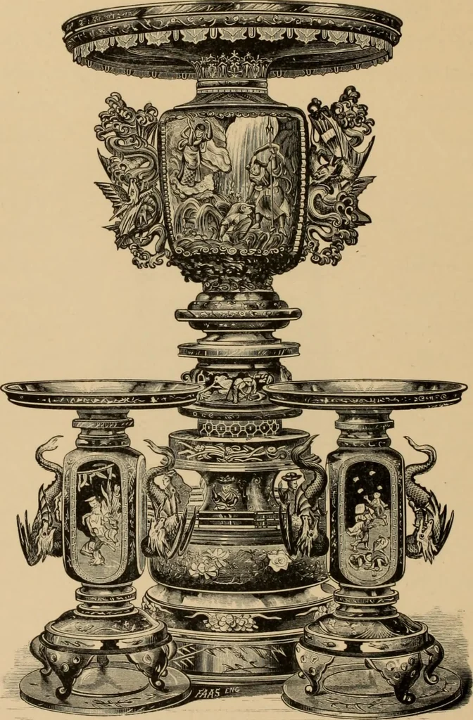 An illustration from Examples of household taste, 1875, leaf 143