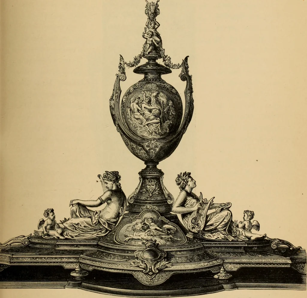 An illustration from Examples of household taste, 1875, leaf 150