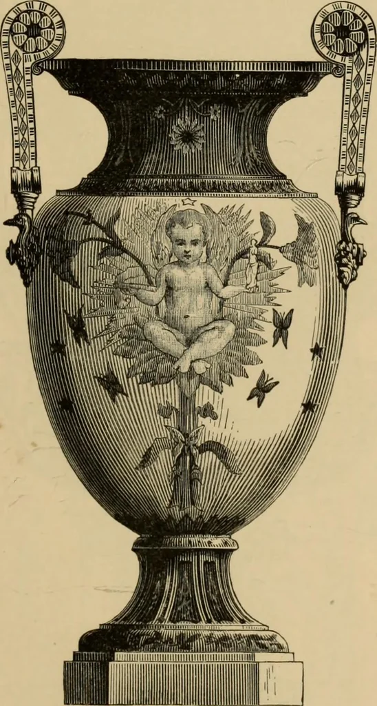 An illustration from Examples of household taste, 1875, leaf 152