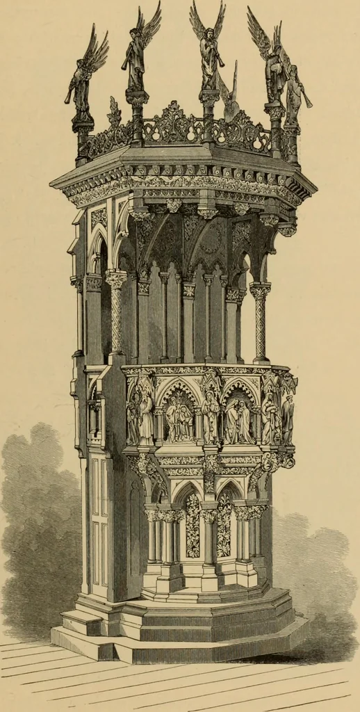 An illustration from Examples of household taste, 1875, leaf 154