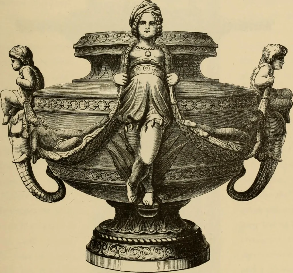 An illustration from Examples of household taste, 1875, leaf 174