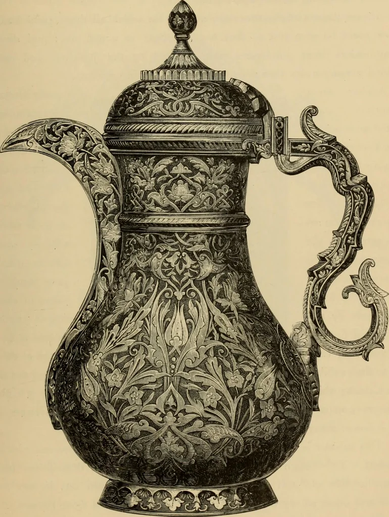 An illustration from Examples of household taste, 1875, leaf 180