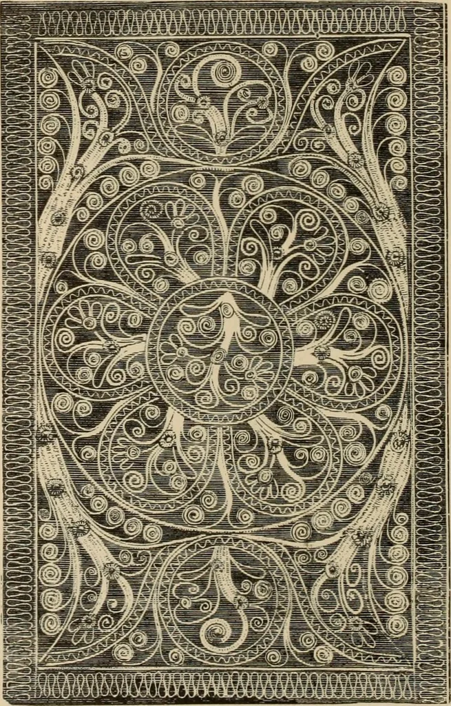 An illustration from Examples of household taste, 1875, leaf 181