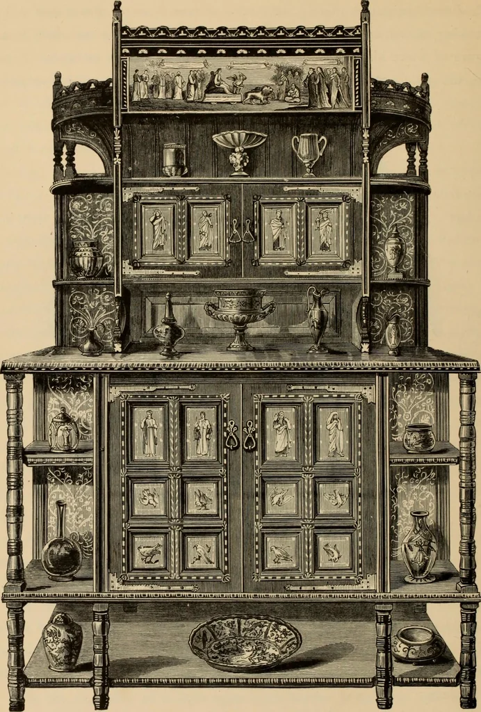 An illustration from Examples of household taste, 1875, leaf 183