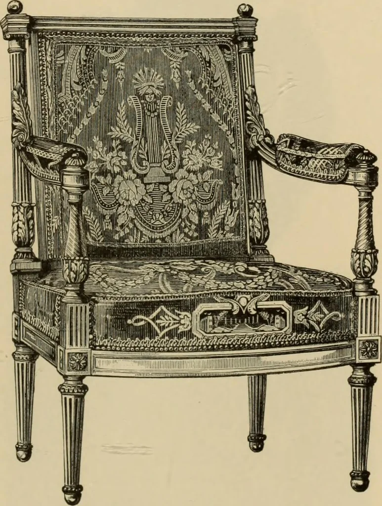 An illustration from Examples of household taste, 1875, leaf 186