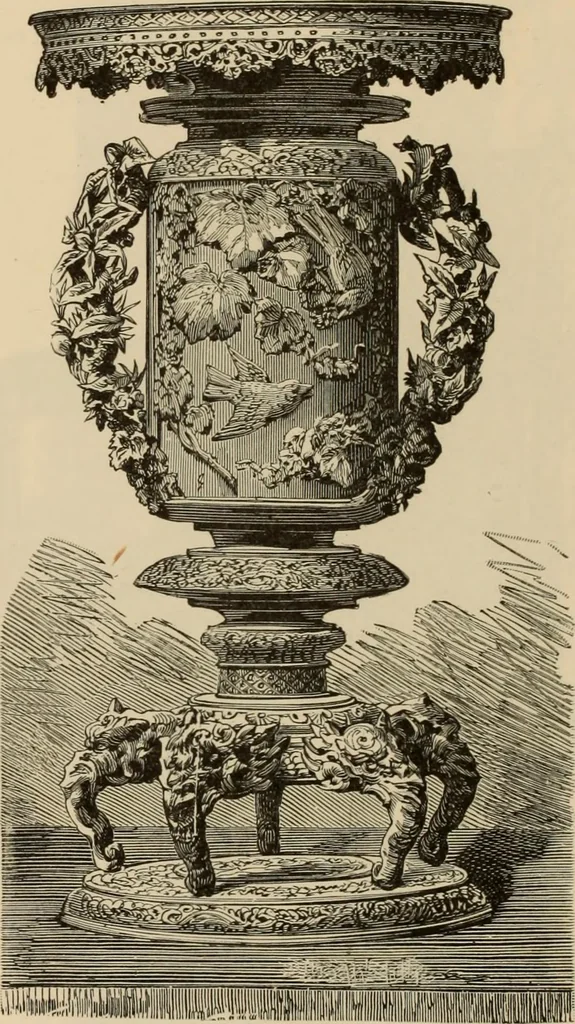 An illustration from Examples of household taste, 1875, leaf 187