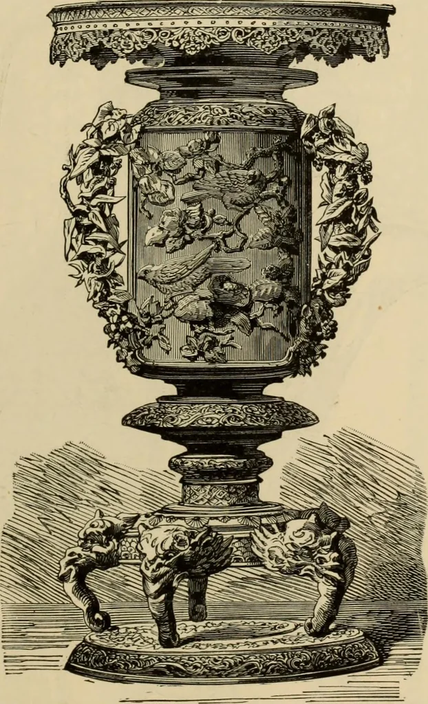 An illustration from Examples of household taste, 1875, leaf 188