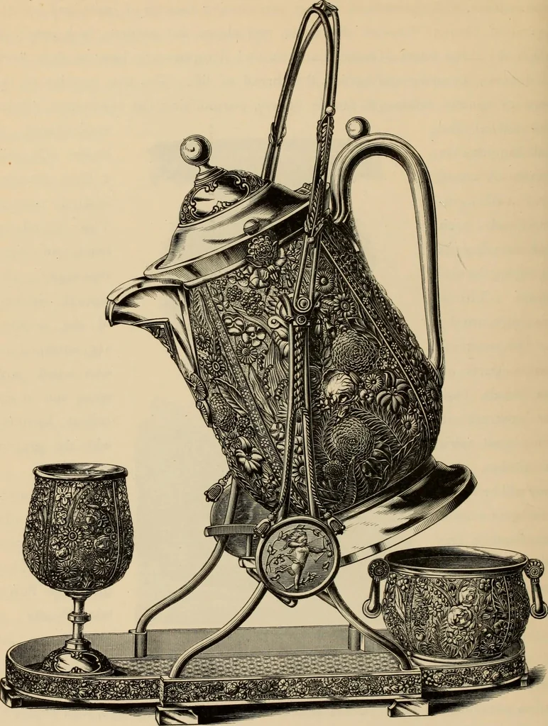 An illustration from Examples of household taste, 1875, leaf 189