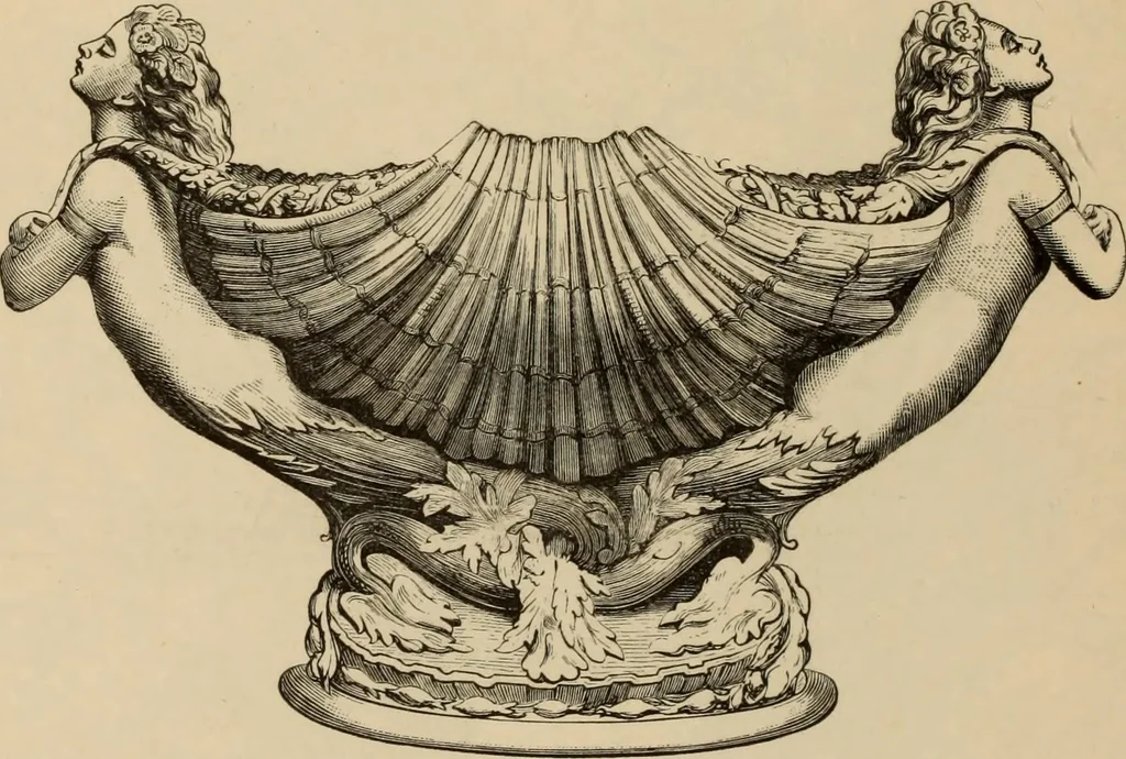 An illustration from Examples of household taste, 1875, leaf 197