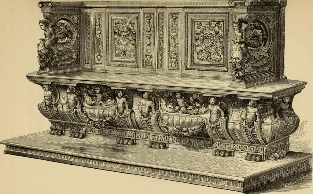 An illustration from Examples of household taste, 1875, leaf 198
