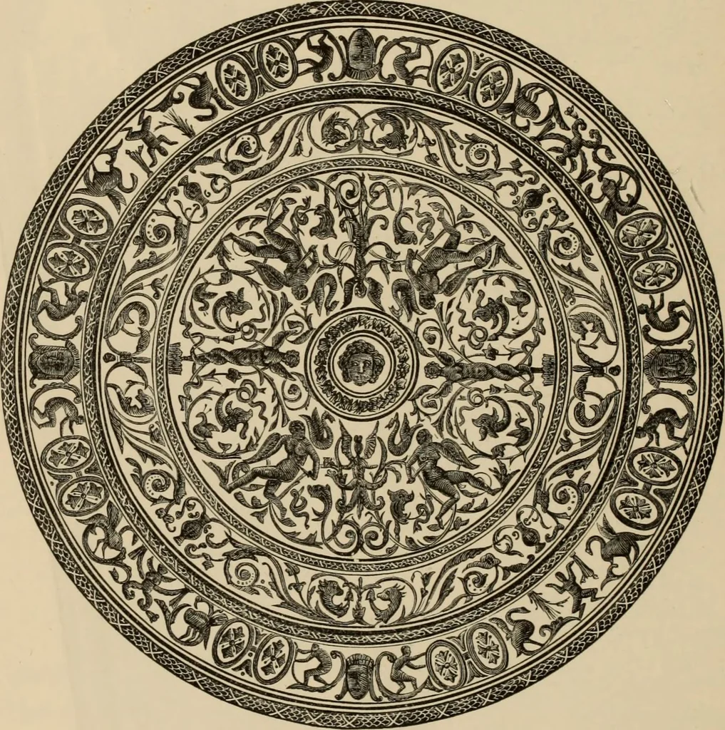 An illustration from Examples of household taste, 1875, leaf 199