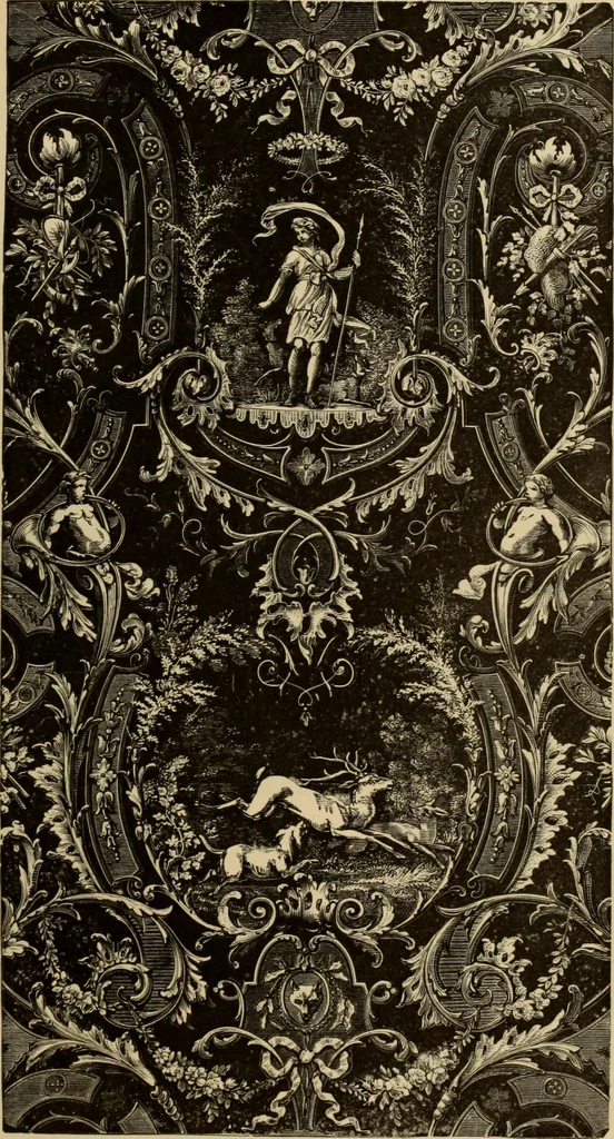 An illustration from Examples of household taste, 1875, leaf 208