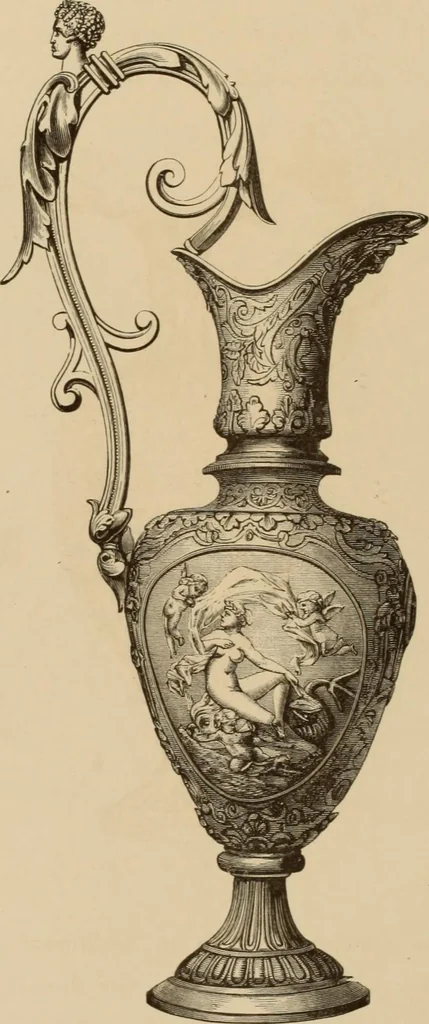 An illustration from Examples of household taste, 1875, leaf 217