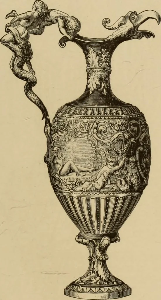 An illustration from Examples of household taste, 1875, leaf 218