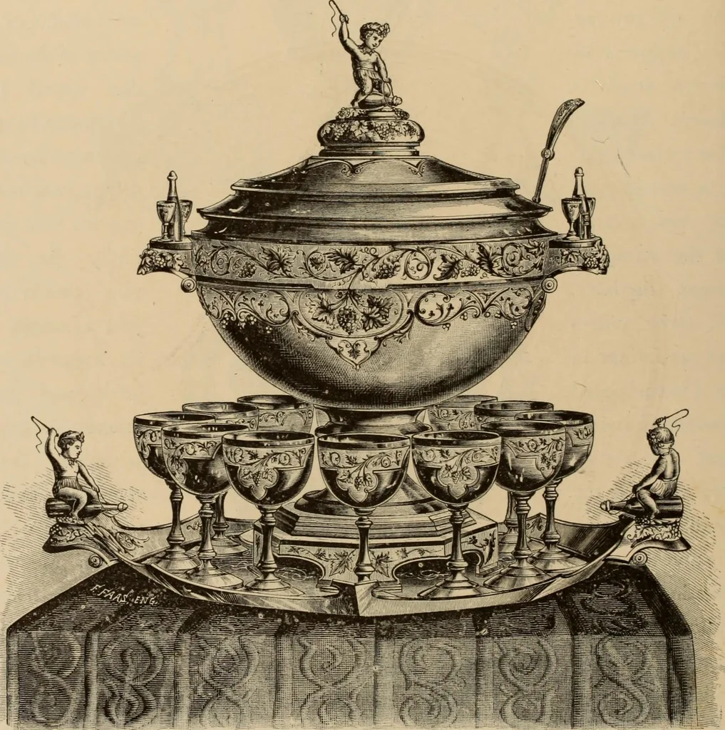 An illustration from Examples of household taste, 1875, leaf 223