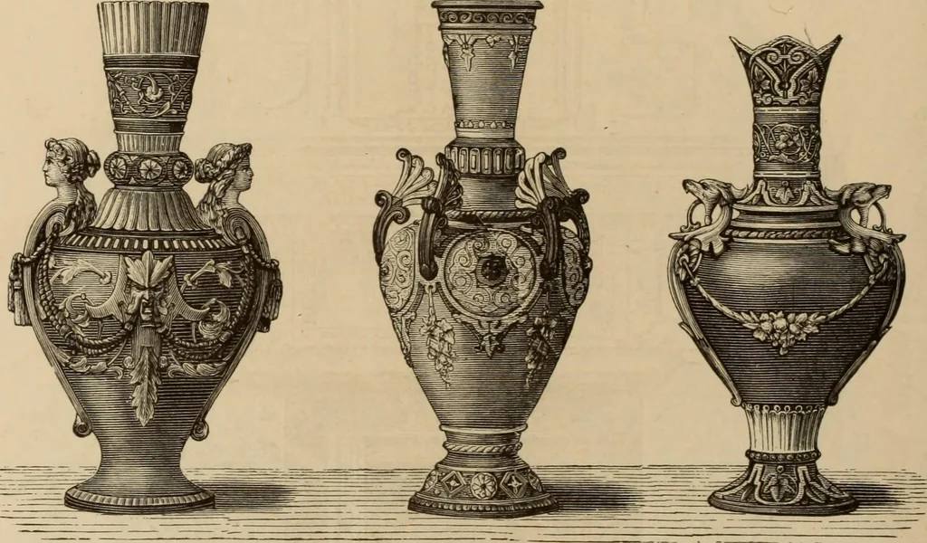 An illustration from Examples of household taste, 1875, leaf 225