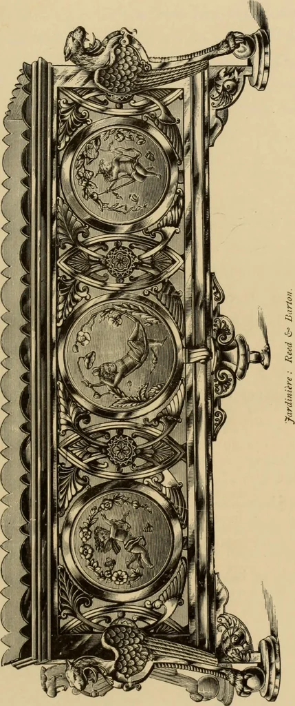 An illustration from Examples of household taste, 1875, leaf 228