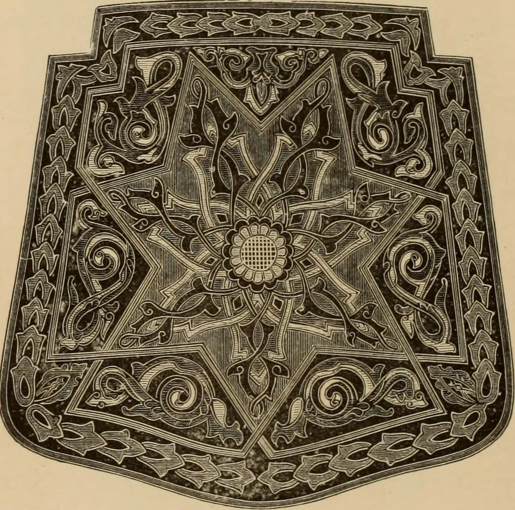 An illustration from Examples of household taste, 1875, leaf 235
