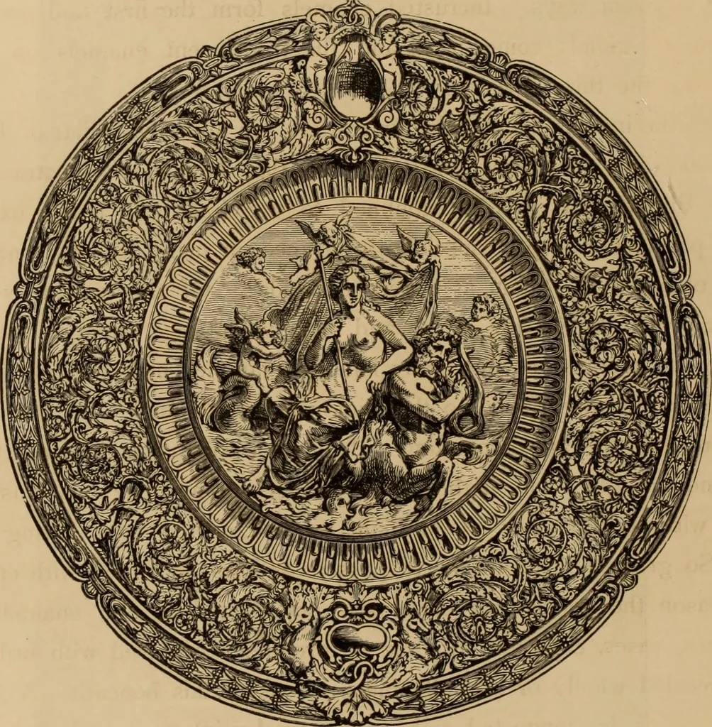An illustration from Examples of household taste, 1875, leaf 245