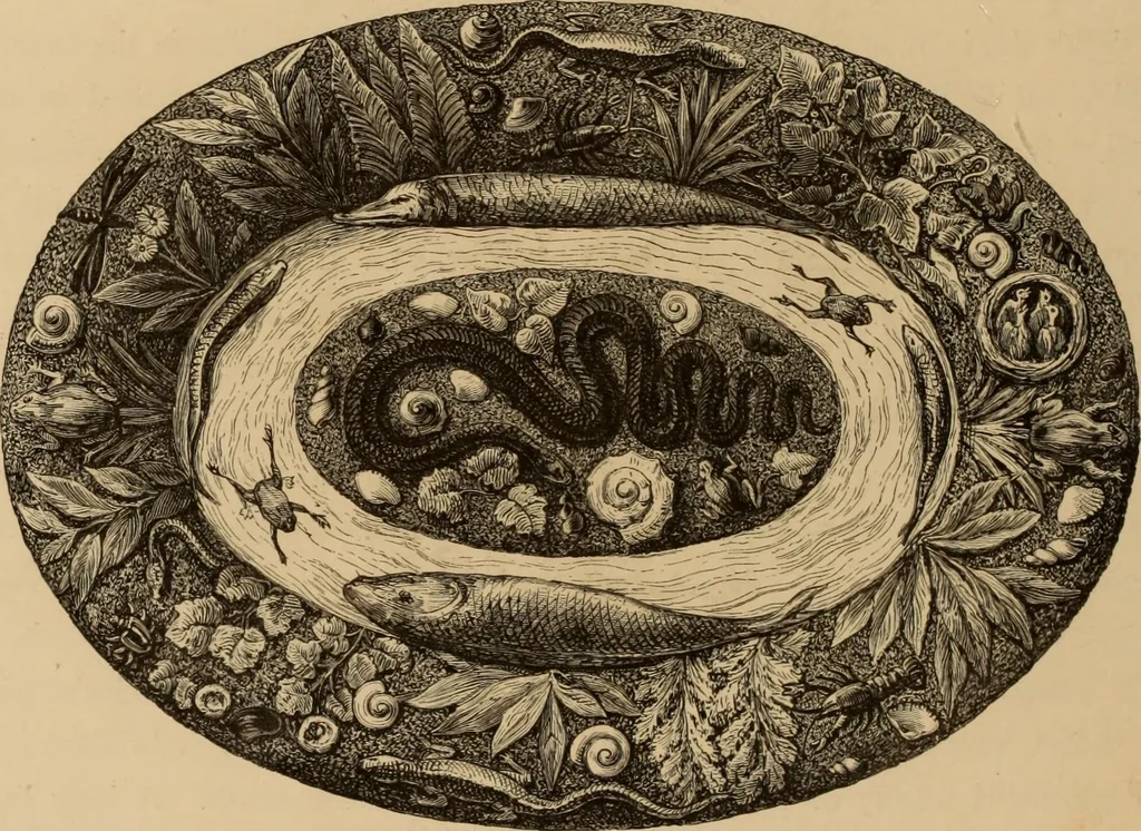 An illustration from Examples of household taste, 1875, leaf 247
