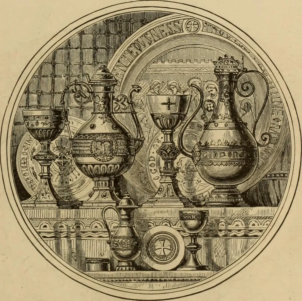 An illustration from Examples of household taste, 1875, leaf 248