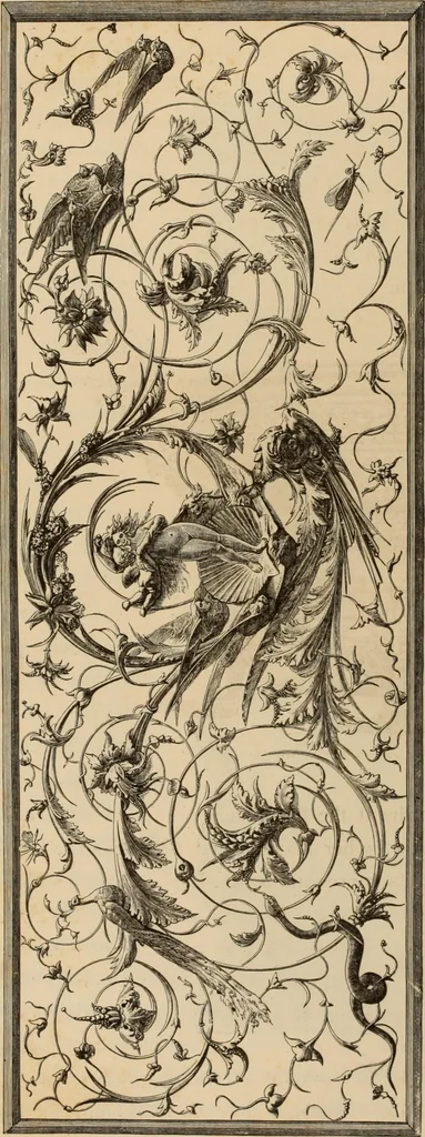 An illustration from Examples of household taste, 1875, leaf 251