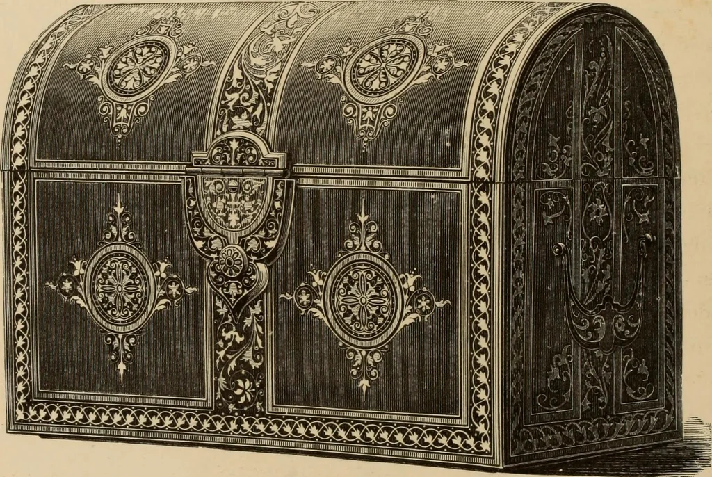 An illustration from Examples of household taste, 1875, leaf 253