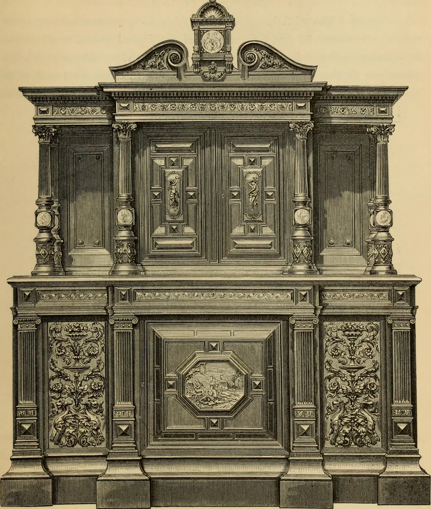 An illustration from Examples of household taste, 1875, leaf 256