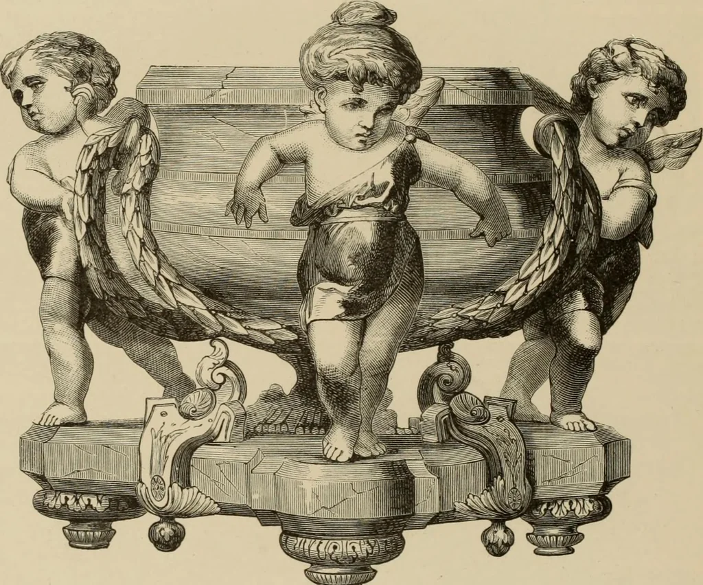 An illustration from Examples of household taste, 1875, leaf 257