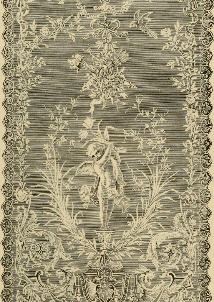 An illustration from Examples of household taste, 1875, leaf 260