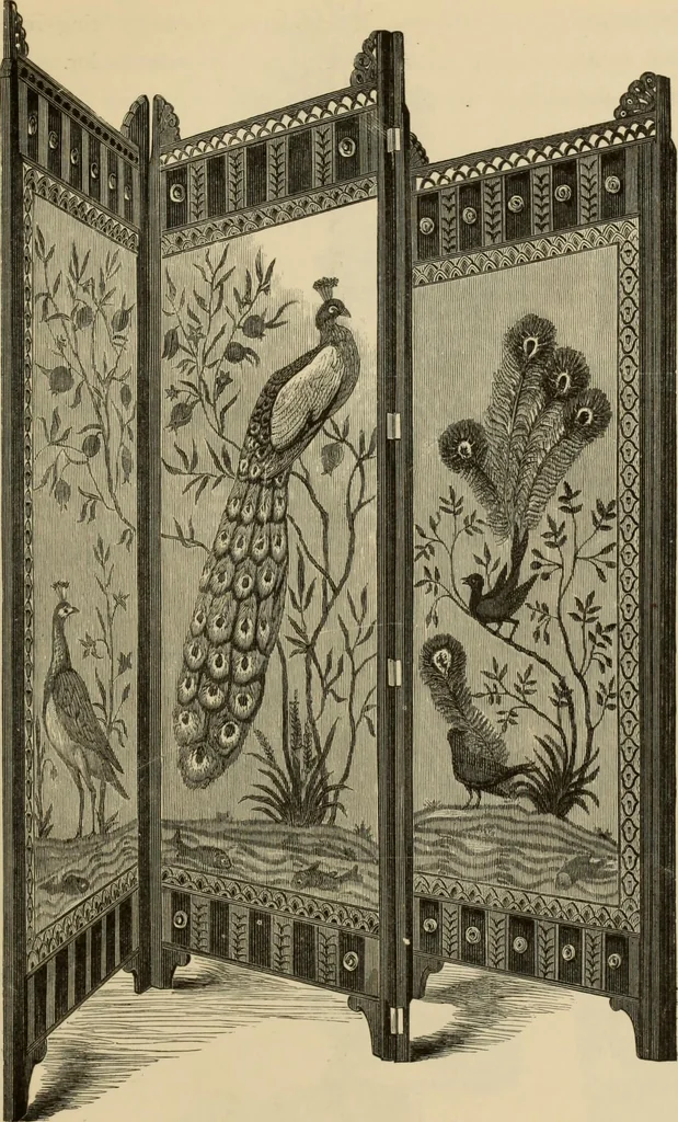 An illustration from Examples of household taste, 1875, leaf 264