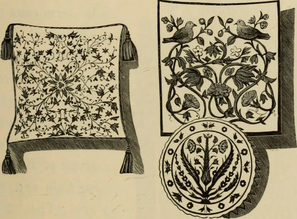 An illustration from Examples of household taste, 1875, leaf 272