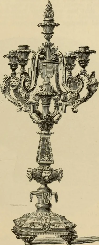An illustration from Examples of household taste, 1875, leaf 274