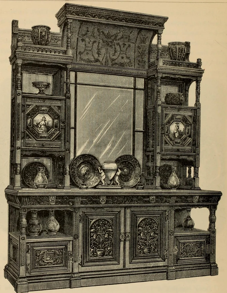 An illustration from Examples of household taste, 1875, leaf 279