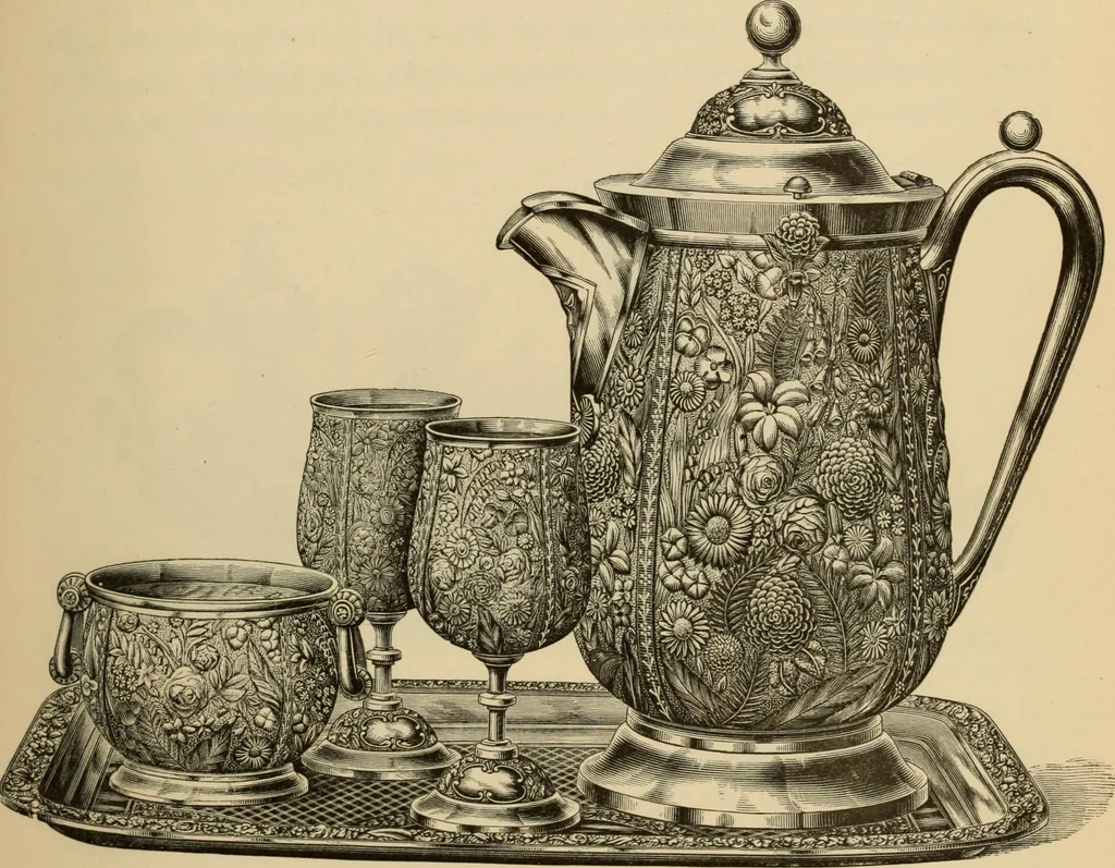 An illustration from Examples of household taste, 1875, leaf 286