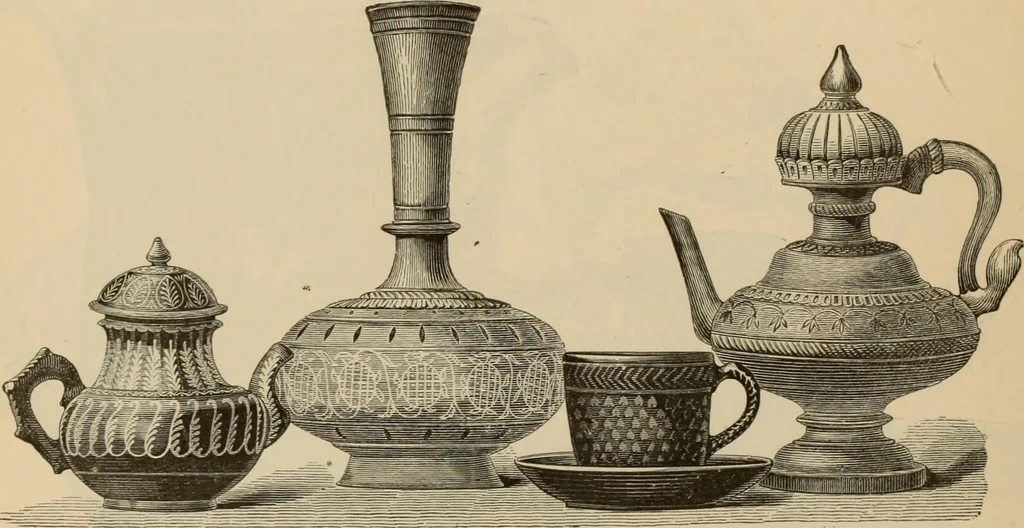 An illustration from Examples of household taste, 1875, leaf 287