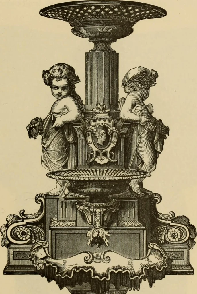 An illustration from Examples of household taste, 1875, leaf 296