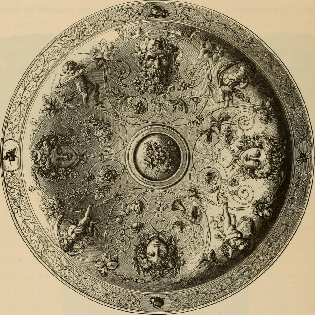 An illustration from Examples of household taste, 1875, leaf 299