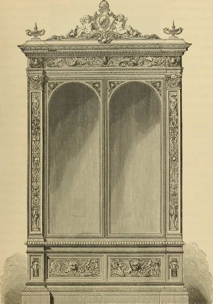 An illustration from Examples of household taste, 1875, leaf 300