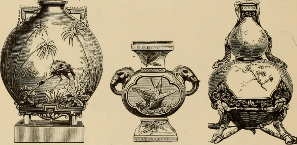 An illustration from Examples of household taste, 1875, leaf 305