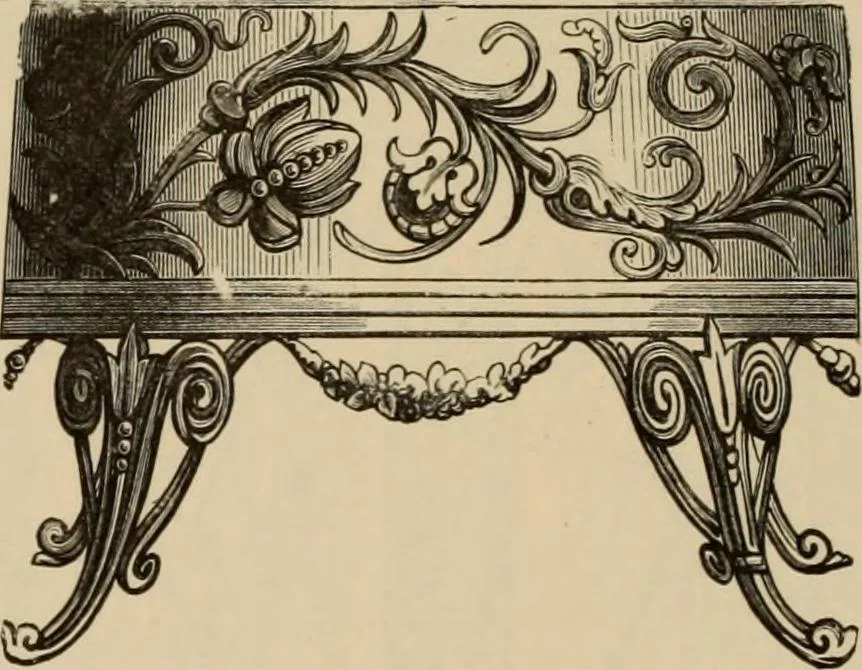 An illustration from Examples of household taste, 1875, leaf 315