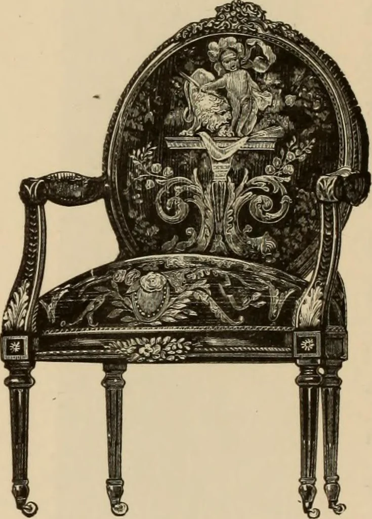 An illustration from Examples of household taste, 1875, leaf 319