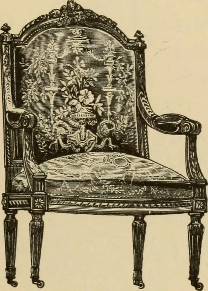 An illustration from Examples of household taste, 1875, leaf 320