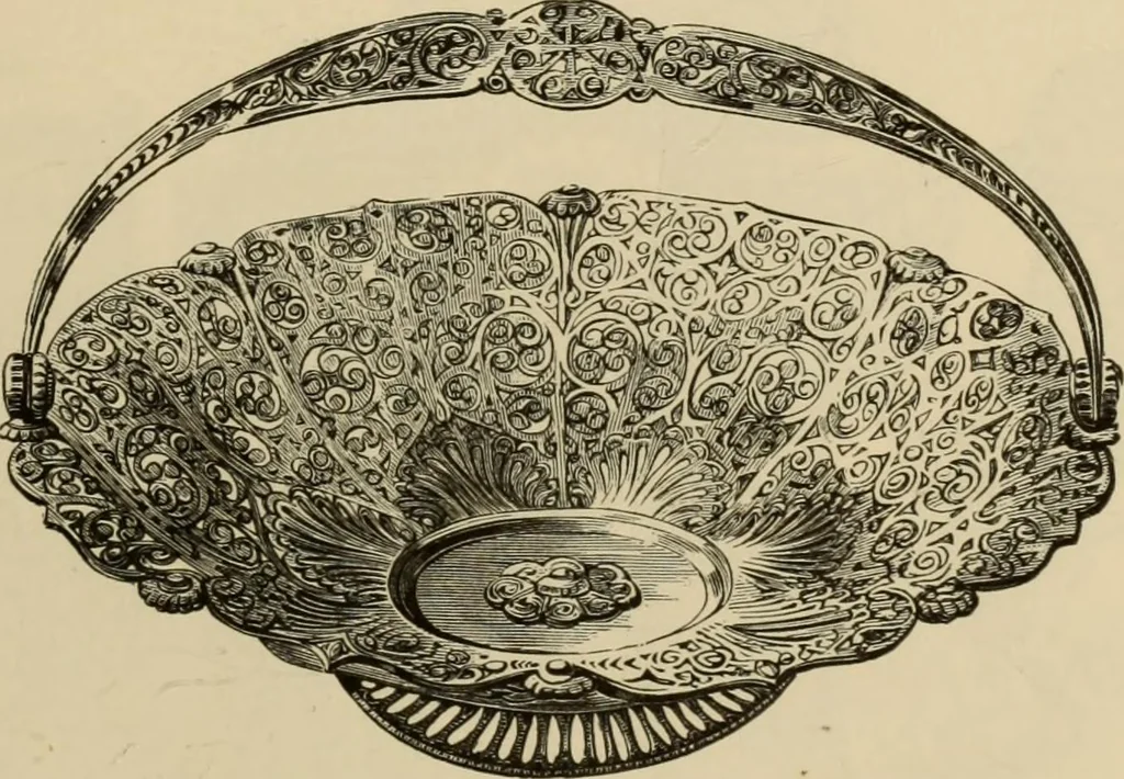 An illustration from Examples of household taste, 1875, leaf 332