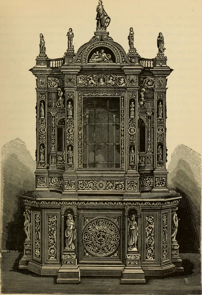 An illustration from Examples of household taste, 1875, leaf 336