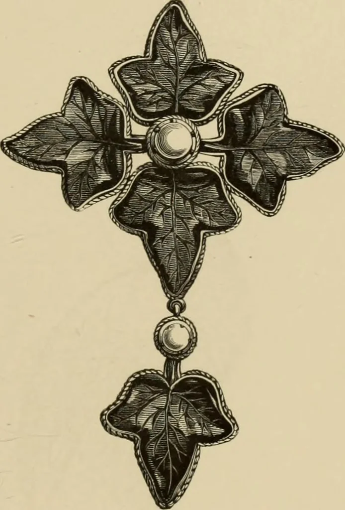 An illustration from Examples of household taste, 1875, leaf 338